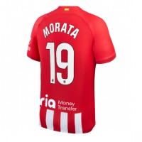 Atletico Madrid Alvaro Morata #19 Hjemmebanetrøje 2023-24 Kortærmet